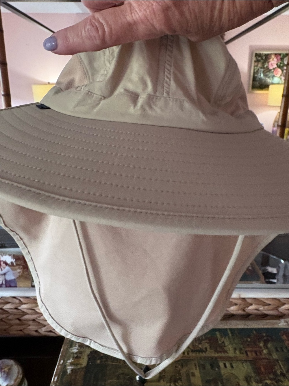 Solbari Men's Sun Protection Bucket Hat – Cream